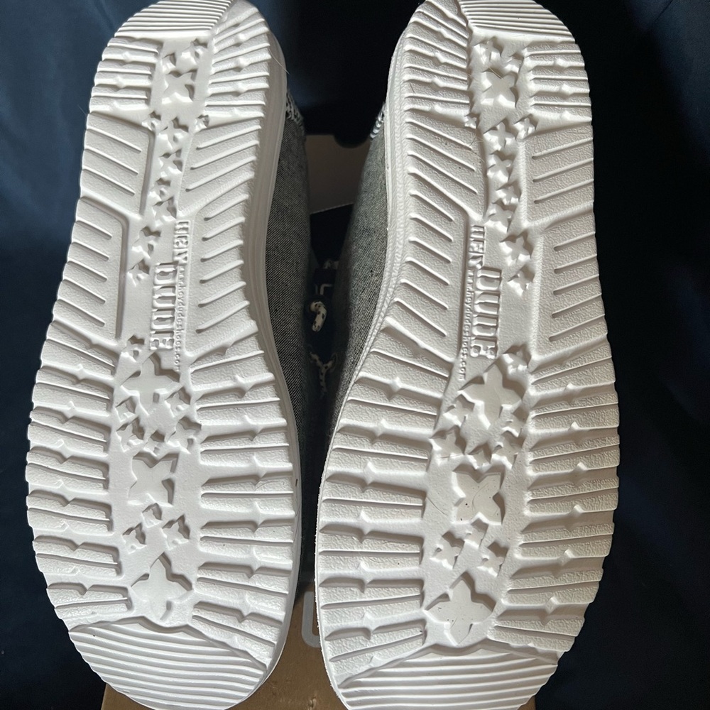 Hey Dude Wendy Chambray Onyx Casual Shoes - Picture 5 of 5